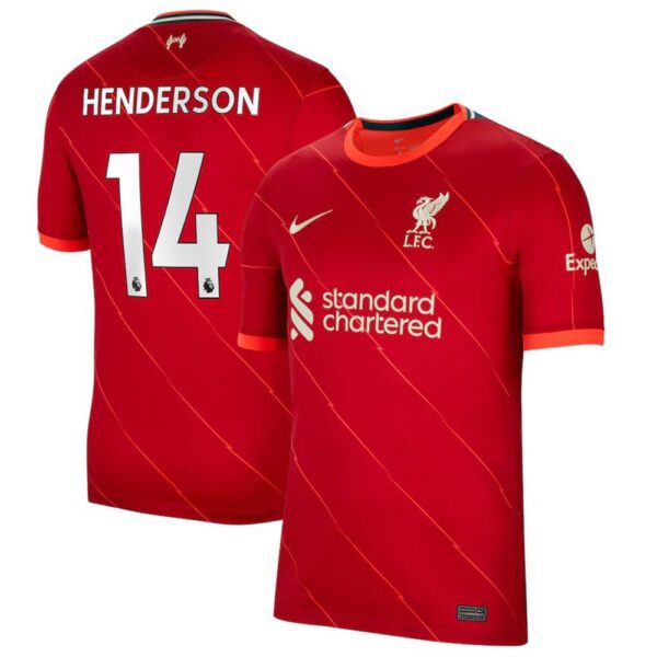 MAILLOT LIVERPOOL DOMICILE HENDERSON 2021-2022