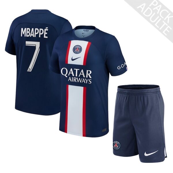 PACK PSG DOMICILE MBAPPE ADULTE SAISON 2022-2023