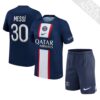10126 PACK PSG DOMICILE MESSI. ENSEMBLE ADULTE MAILLOT ET SHORT 2022 2023