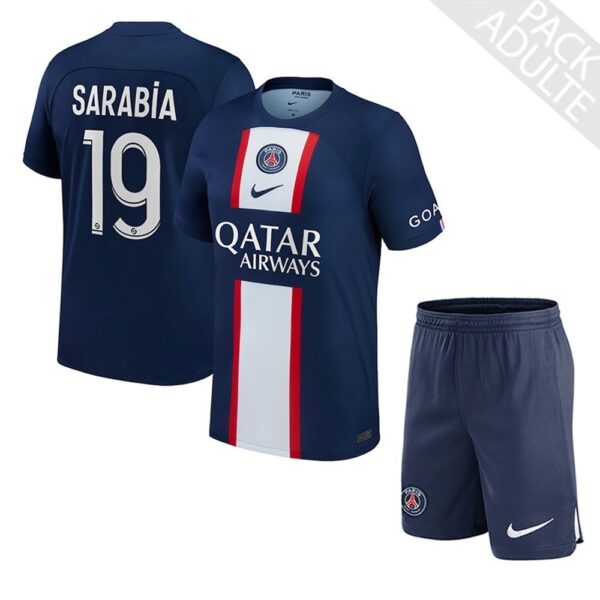 PACK PSG DOMICILE SARABIA ADULTE 2022-2023