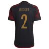 8334 MAILLOT ALLEMAGNE EXTERIEUR RUDIGER 2022 2023