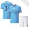 9951 PACK MANCHESTER CITY DOMICILE RUBEN DIAS. ENSEMBLE ADULTE MAILLOT ET SHORT 2022 2023