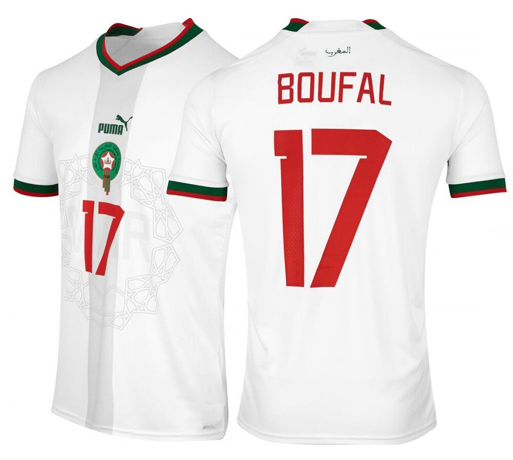 MAILLOT MAROC EXTERIEUR BOUFAL 2022-2023