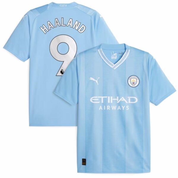 MAILLOT MANCHESTER CITY DOMICILE HAALAND 2023-2024