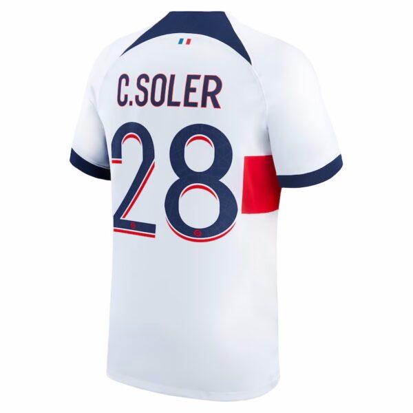 MAILLOT PSG EXTERIEUR CARLOS SOLER 2023-2024