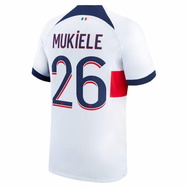 MAILLOT PSG EXTERIEUR MUKIELE 2023-2024