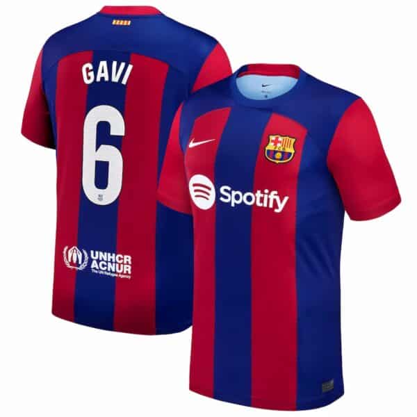 MAILLOT FC BARCELONE DOMICILE GAVI 2023-2024