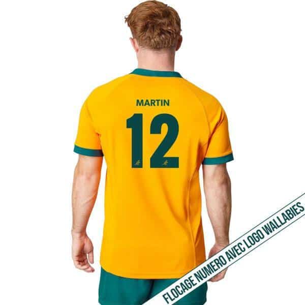 Maillot Australie Wallabies Domicile Coupe Du Monde Rugby 2023