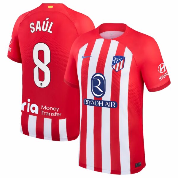 MAILLOT ATLETICO MADRID DOMICILE SAUL NIGUEZ 2023-2024