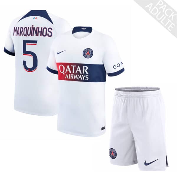 PACK PSG EXTERIEUR MARQUINHOS ADULTE 2023-2024