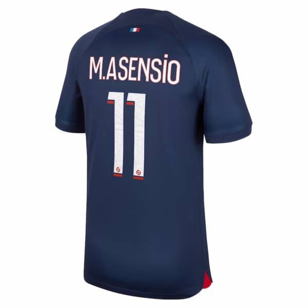 PACK PSG DOMICILE MARCO ASENSIO ADULTE SAISON 2023-2024