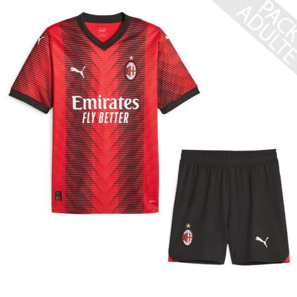 PACK MILAN AC DOMICILE ADULTE 2023-2024