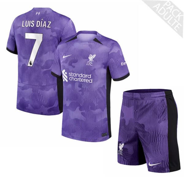 PACK LIVERPOOL THIRD LUIS DIAZ ADULTE 2023-2024