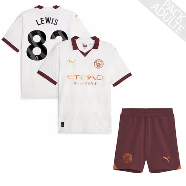 PACK MANCHESTER CITY EXTERIEUR LEWIS ADULTE 2023-2024