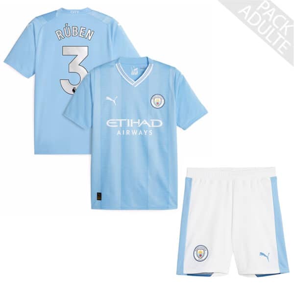 PACK MANCHESTER CITY DOMICILE RUBEN ADULTE 2023-2024