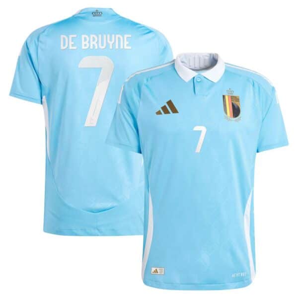 MAILLOT BELGIQUE EXTERIEUR HEAT RDY AUTHENTIQUE DE BRUYNE SAISON 2024-2025