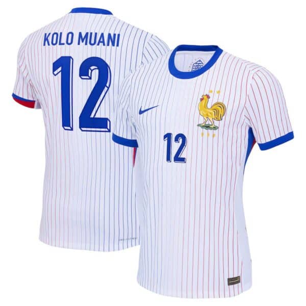 MAILLOT FRANCE EXTERIEUR KOLO MUANI DRI-FIT ADV VAPOR MATCH SAISON 2024-2025