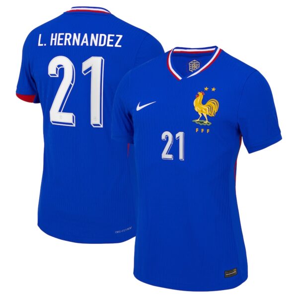 MAILLOT FRANCE DOMICILE L.HERNANDEZ DRI-FIT ADV VAPOR MATCH SAISON 2024-2025