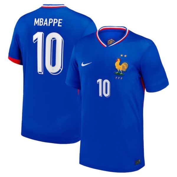 MAILLOT FRANCE DOMICILE MBAPPE SAISON 2024-2025