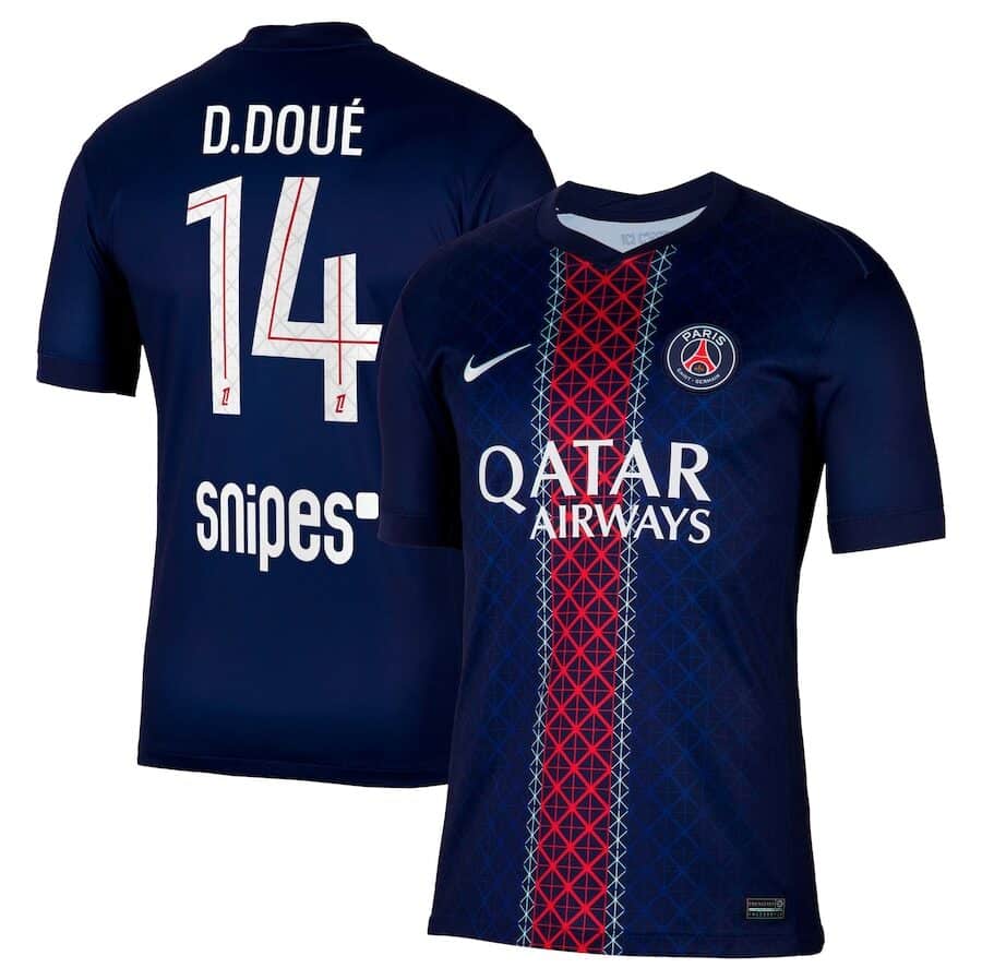 MAILLOT PSG DOMICILE DOUE SAISON 2025-2026