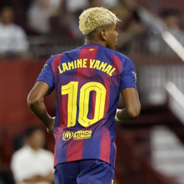 PACK JUNIOR FC BARCELONE LAMINE YAMAL DOMICILE SAISON 2025-2026