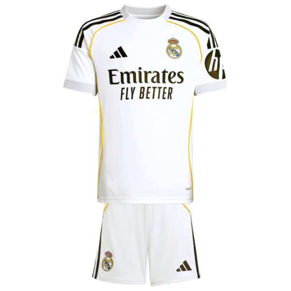 PACK JUNIOR REAL MADRID DOMICILE MBAPPE SAISON 2025-2026