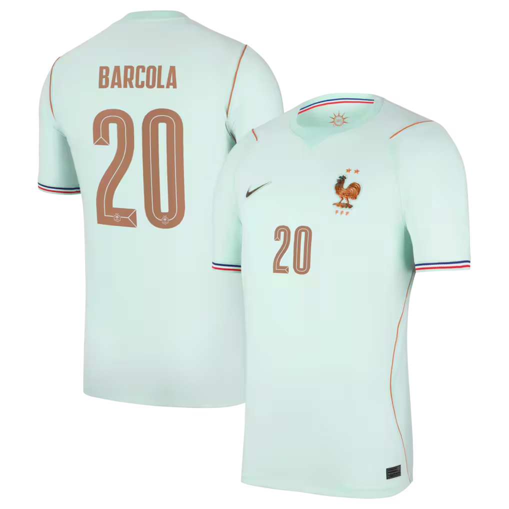 MAILLOT FRANCE EXTERIEUR BARCOLA 2026-2027 MAILLOT FRANCE EXTERIEUR BARCOLA 2026-2027
