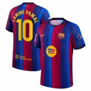 MAILLOT FC BARCELONE DOMICILE LAMINE YAMAL 2026-2027 MAILLOT FC BARCELONE DOMICILE LAMINE YAMAL 2026-2027